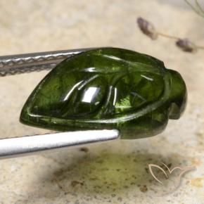 Tourmaline Forêt verte naturelle Fantaisie, 4.86 ct, Translucide