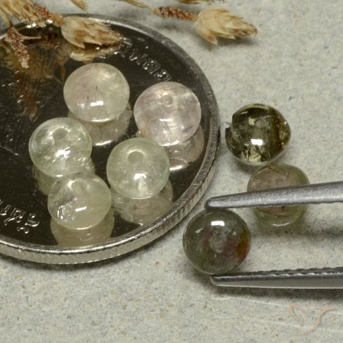 3.46ctw Naturel Multicolore Tourmaline, Fantaisie, Translucide