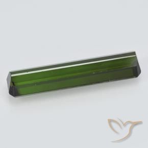 Tourmaline Vert forêt profond naturelle Octogone / coupe Émeraude, 2.35 ct, VVS-VS