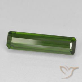 Tourmaline Forêt verte naturelle Octogone / coupe Émeraude, 2.16 ct, VVS