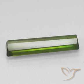 Tourmaline Vert foncé naturelle Octogone / coupe Émeraude, 1.71 ct, VVS