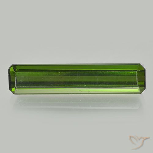 2.02ct Naturel Vert foncé Tourmaline, Taille émeraude, VVS-VS