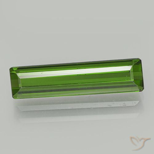 1.93ct Naturel Vert foncé Tourmaline, Taille émeraude, VVS-VS