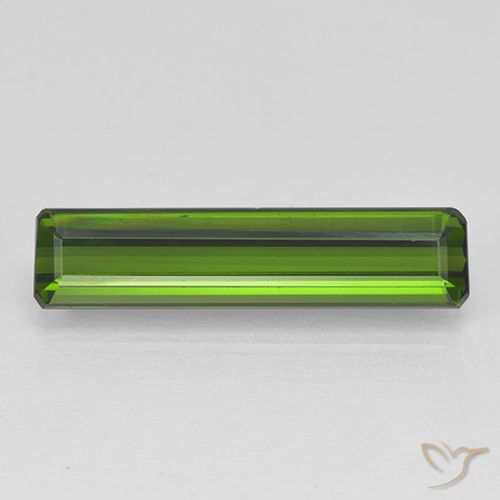 2.09ct Naturel Vert algues marines Tourmaline, Taille émeraude, VVS-VS