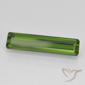 Tourmaline Vert algues marines naturelle Octogone / coupe Émeraude, 2.09 ct, VVS-VS