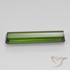 Tourmaline Vert algues marines naturelle Octogone / coupe Émeraude, 2.09 ct, VVS-VS