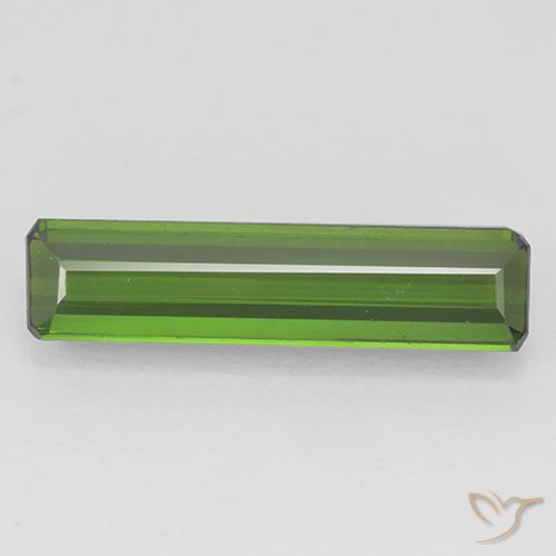 1.92ct Naturel Vert foncé Tourmaline, Taille émeraude, VVS-VS