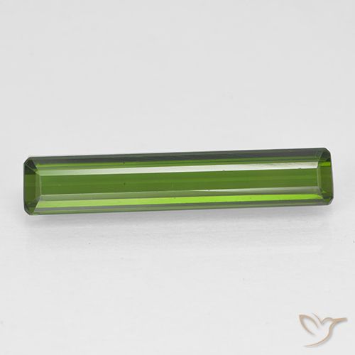 1.80ct Naturel Vert algues marines Tourmaline, Taille émeraude, VVS-VS