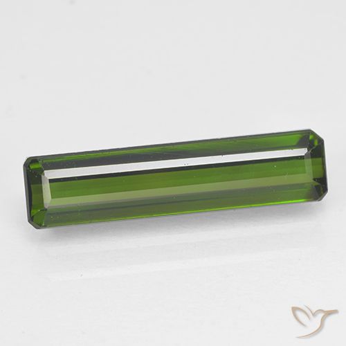 2.17ct Naturel Vert algues marines Tourmaline, Taille émeraude, VVS-VS