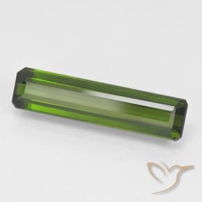 Tourmaline Vert algues marines naturelle Octogone / coupe Émeraude, 2.17 ct, VVS-VS