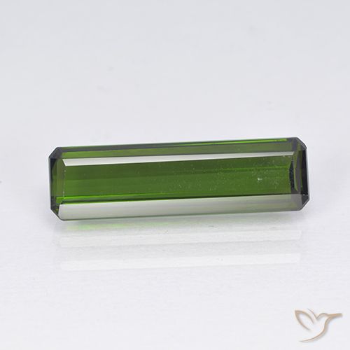 2.55ct Naturel Vert algues marines Tourmaline, Taille émeraude, VVS-VS