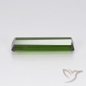 Tourmaline Vert algues marines naturelle Octogone / coupe Émeraude, 2.55 ct, VVS-VS