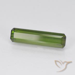 Tourmaline Vert algues marines naturelle Octogone / coupe Émeraude, 1.77 ct, VVS