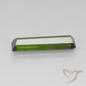 Tourmaline Vert moyen naturelle Octogone / coupe Émeraude, 2.16 ct, VVS