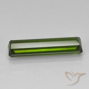 Tourmaline Vert foncé terreux naturelle Octogone / coupe Émeraude, 2.63 ct, VVS-VS