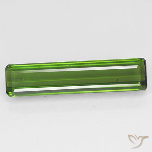 2.71ct Naturel Vert foncé Tourmaline, Taille émeraude, VVS-VS