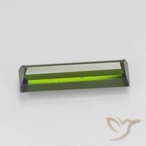 Tourmaline Vert algues marines naturelle Octogone / coupe Émeraude, 1.55 ct, VVS-VS