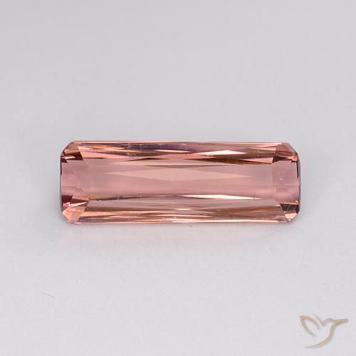 Tourmaline Rose moyen naturelle Octogone / coupe Émeraude, 2.62 ct, VVS-VS