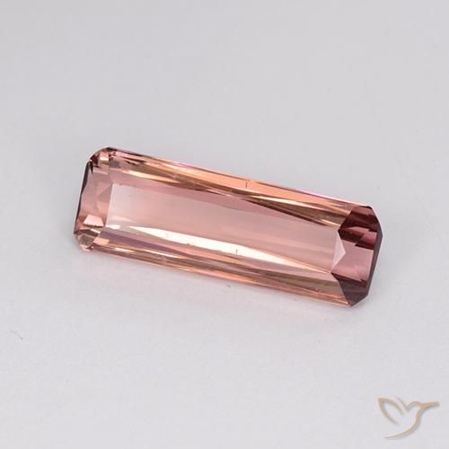 Tourmaline Rose moyen naturelle Octogone / coupe Émeraude, 2.62 ct, VVS-VS