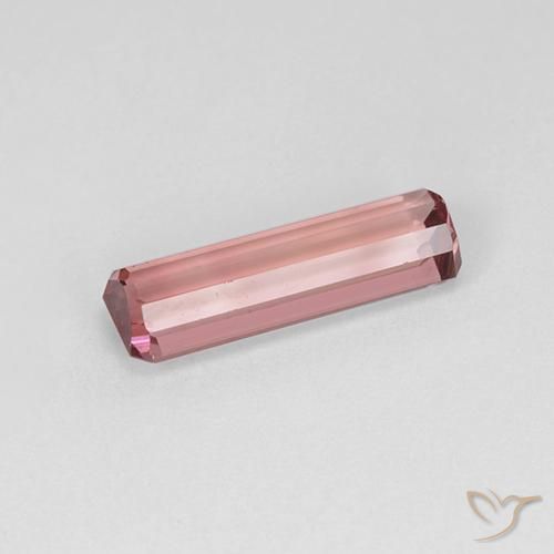 Tourmaline Rose moyen naturelle Octogone / coupe Émeraude, 1.99 ct, VS