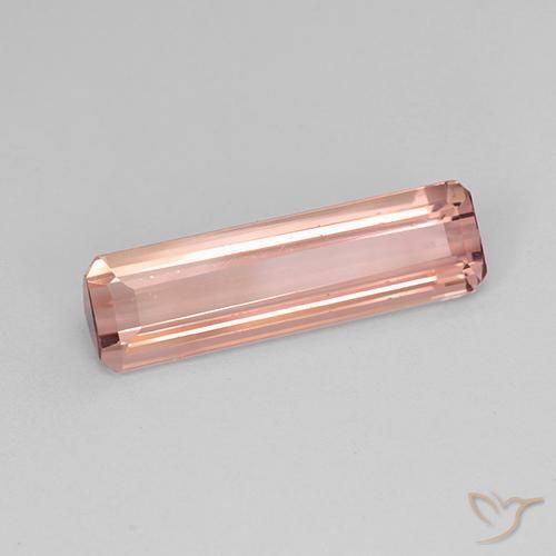 Tourmaline Medium Light-Pink naturelle Octogone / coupe Émeraude, 2.89 ct, VVS-VS