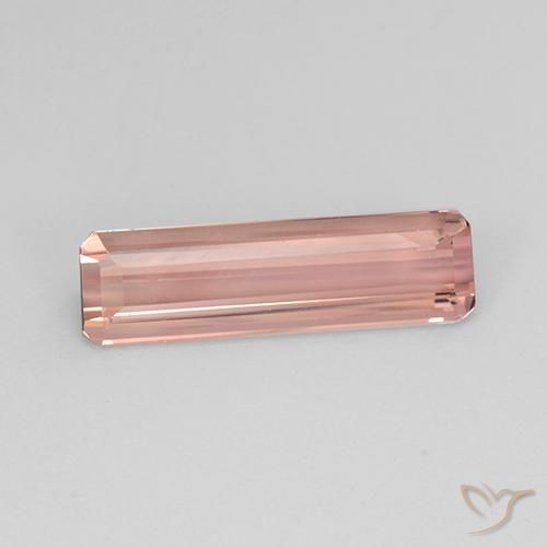 Tourmaline Medium Light-Pink naturelle Octogone / coupe Émeraude, 2.89 ct, VVS-VS
