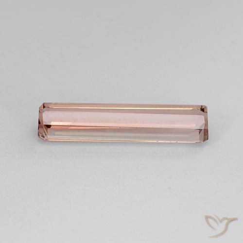 Tourmaline Medium Light-Pink naturelle Octogone / coupe Émeraude, 2.89 ct, VVS-VS