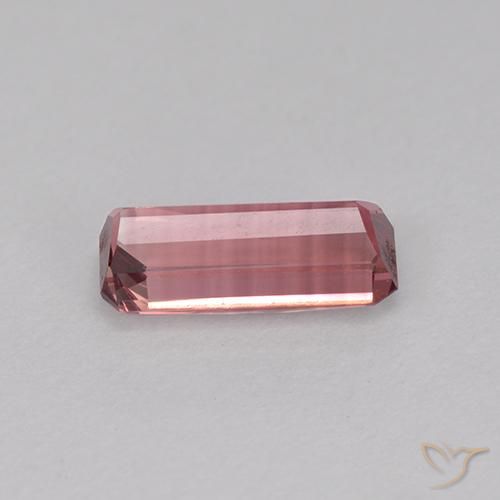 Tourmaline Rose foncé naturelle Octogone / coupe Émeraude, 0.97 ct, VVS-VS