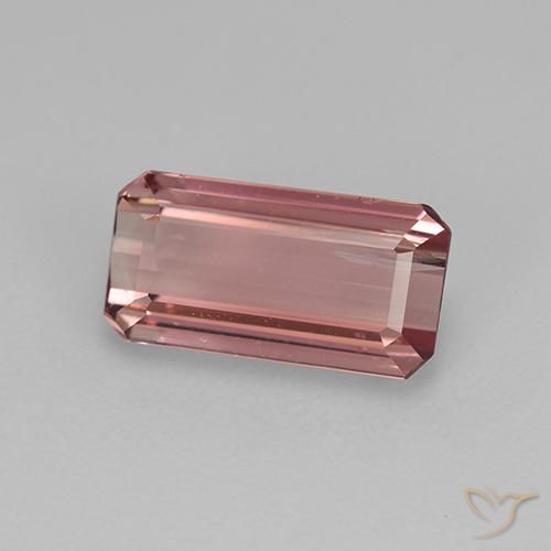 Tourmaline Rose naturelle Octogone / coupe Émeraude, 1.61 ct, VS
