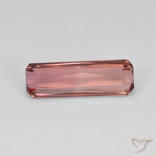1.84ct Naturel Rose intense Tourmaline, Taille émeraude, VVS-VS