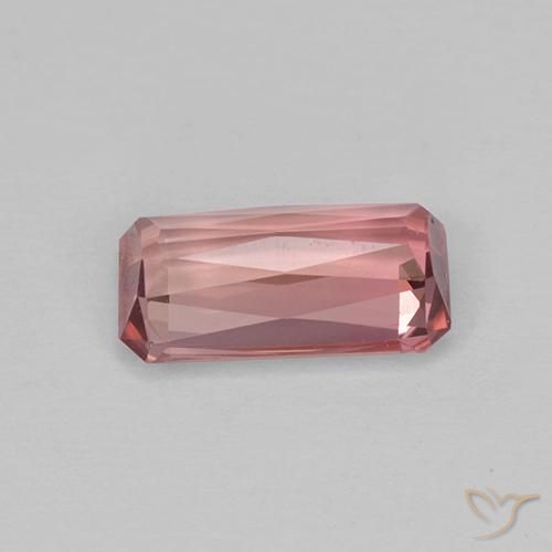 Tourmaline Rose moyen naturelle Octogone / coupe Émeraude, 1.21 ct, VVS-VS