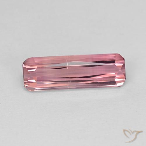 1.89ct Naturel Rose bubblegum Tourmaline, Taille émeraude, VVS-VS