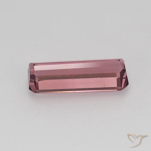 Tourmaline Rose clair naturelle Octogone / coupe Émeraude, 1.51 ct, VVS