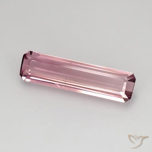 Tourmaline Rose rose profond naturelle Octogone / coupe Émeraude, 1.94 ct, VVS