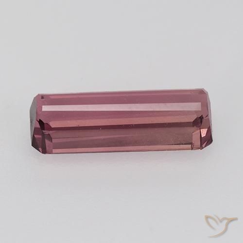 Tourmaline Magenta profond naturelle Octogone / coupe Émeraude, 1.56 ct, VVS