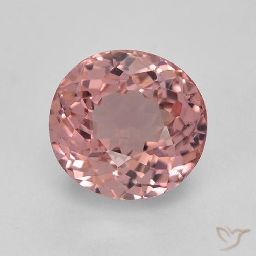 2.66ct Naturel Rose intense Tourmaline, ovale, VVS-VS