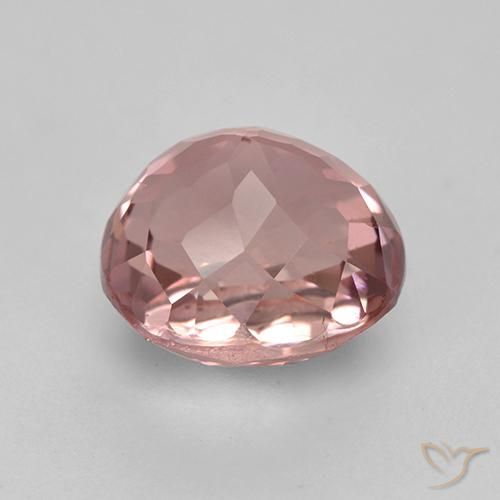Tourmaline Rose intense naturelle ovale, 2.66 ct, VVS-VS