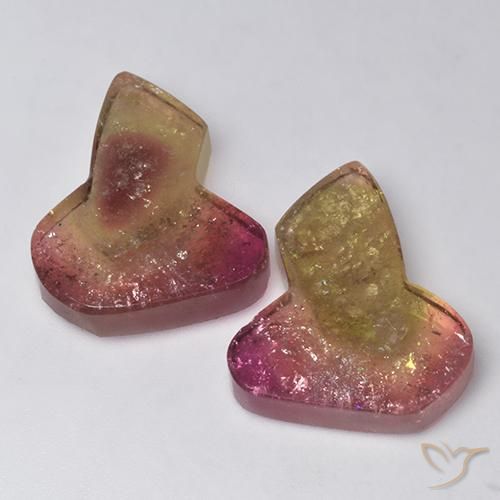 Shop natural 33.04ct Bicolore Tourmaline gems, Fantaisie, from Mozambique at GemSelect. In stock, global shipping!