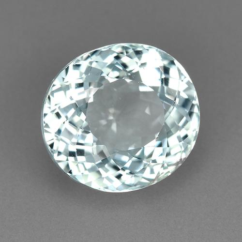 Tourmaline Bleu verdâtre léger naturelle Coupe ovale, 2.76 ct, VVS