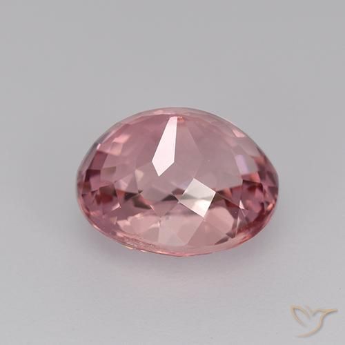 Tourmaline Rose bubblegum léger naturelle ovale, 2.18 ct, VVS-VS