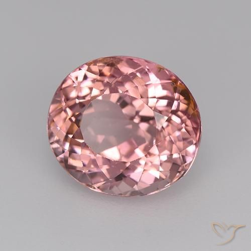 Tourmaline Rose bubblegum naturelle ovale, 2.57 ct, VVS-VS