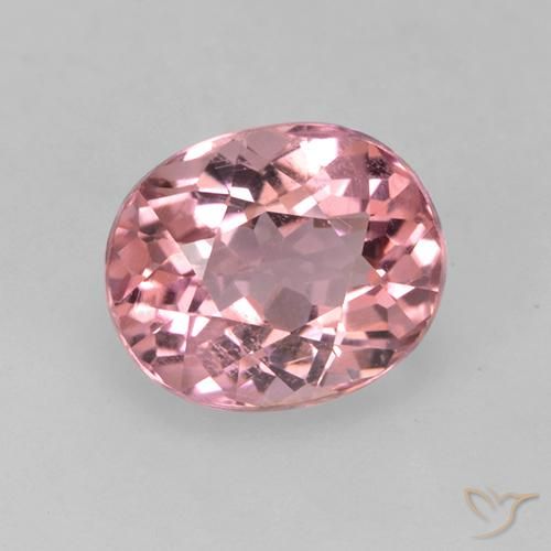 1.37ct Naturel Rose bubblegum Tourmaline, ovale, VS