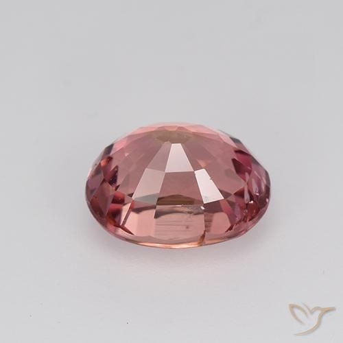 Tourmaline Bois de rose naturelle ovale, 1.48 ct, VVS-VS