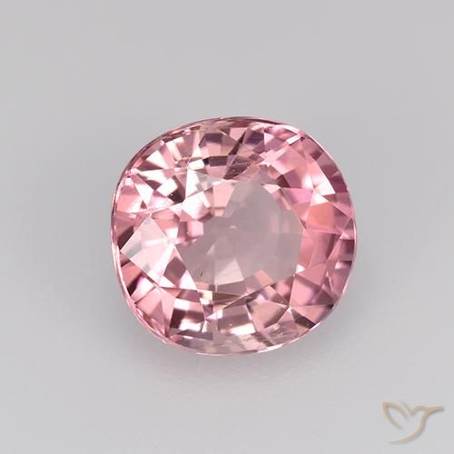 Tourmaline Rose vif naturelle ovale, 1.62 ct, VVS-VS