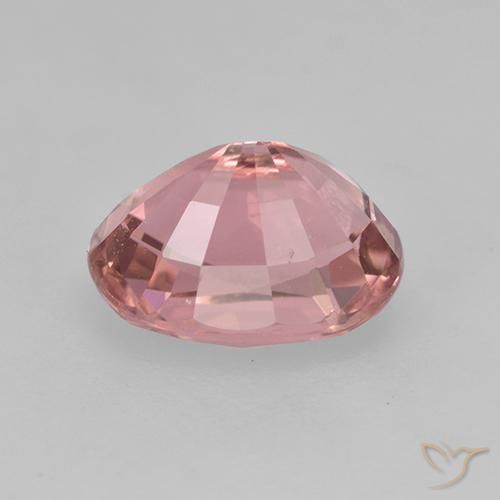 Tourmaline Rose clair naturelle ovale, 1.63 ct, VVS-VS