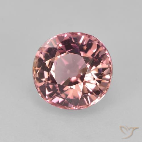 Tourmaline Rose clair naturelle ovale, 1.48 ct, VVS