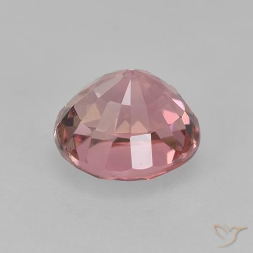 Tourmaline Rose clair naturelle ovale, 1.48 ct, VVS