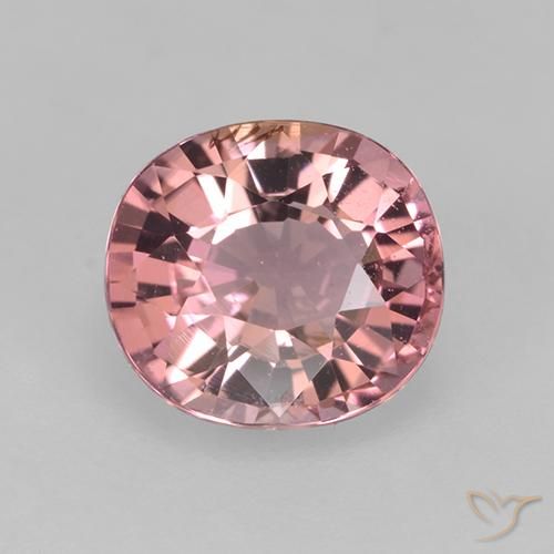 1.57ct Naturel Rose foncé Tourmaline, ovale, VVS-VS