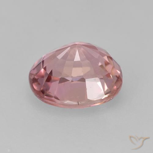 Tourmaline Rose foncé naturelle ovale, 1.57 ct, VVS-VS