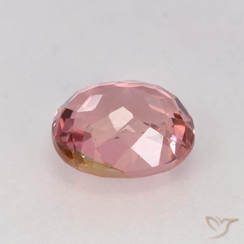 Tourmaline Rose clair naturelle ovale, 1.61 ct, VVS-VS